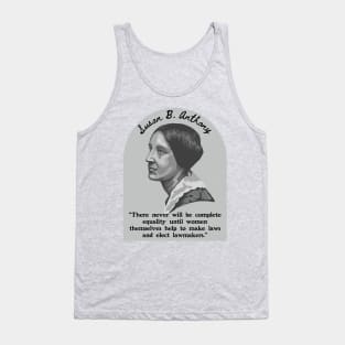 Susan B. Anthony Portrait and Quote Tank Top